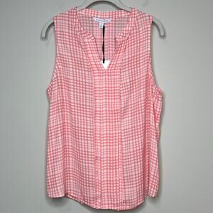 41 Hawthorn Pink Checkered Blouse